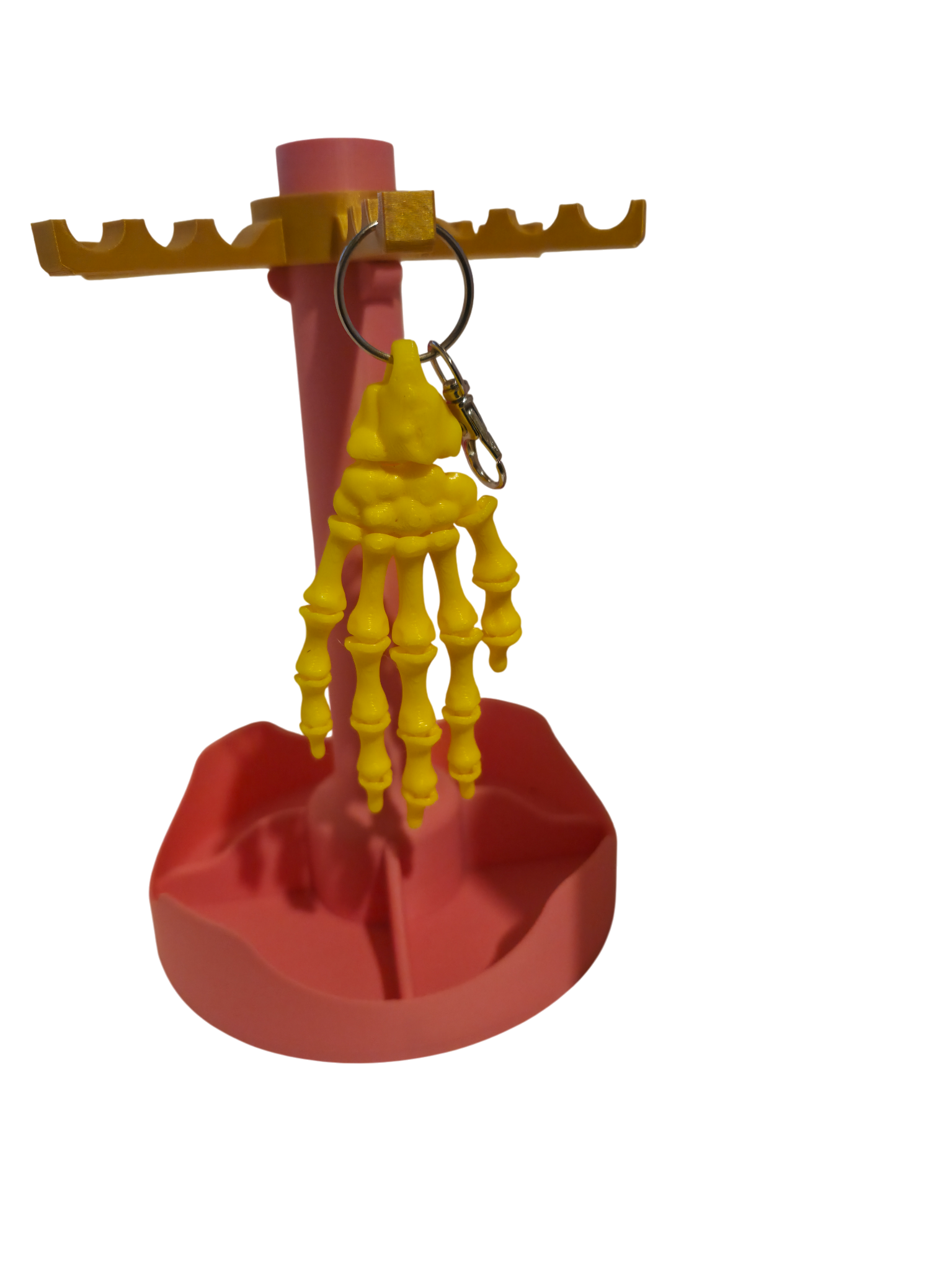 Skeleton Hand Keychain And Pencil Topper