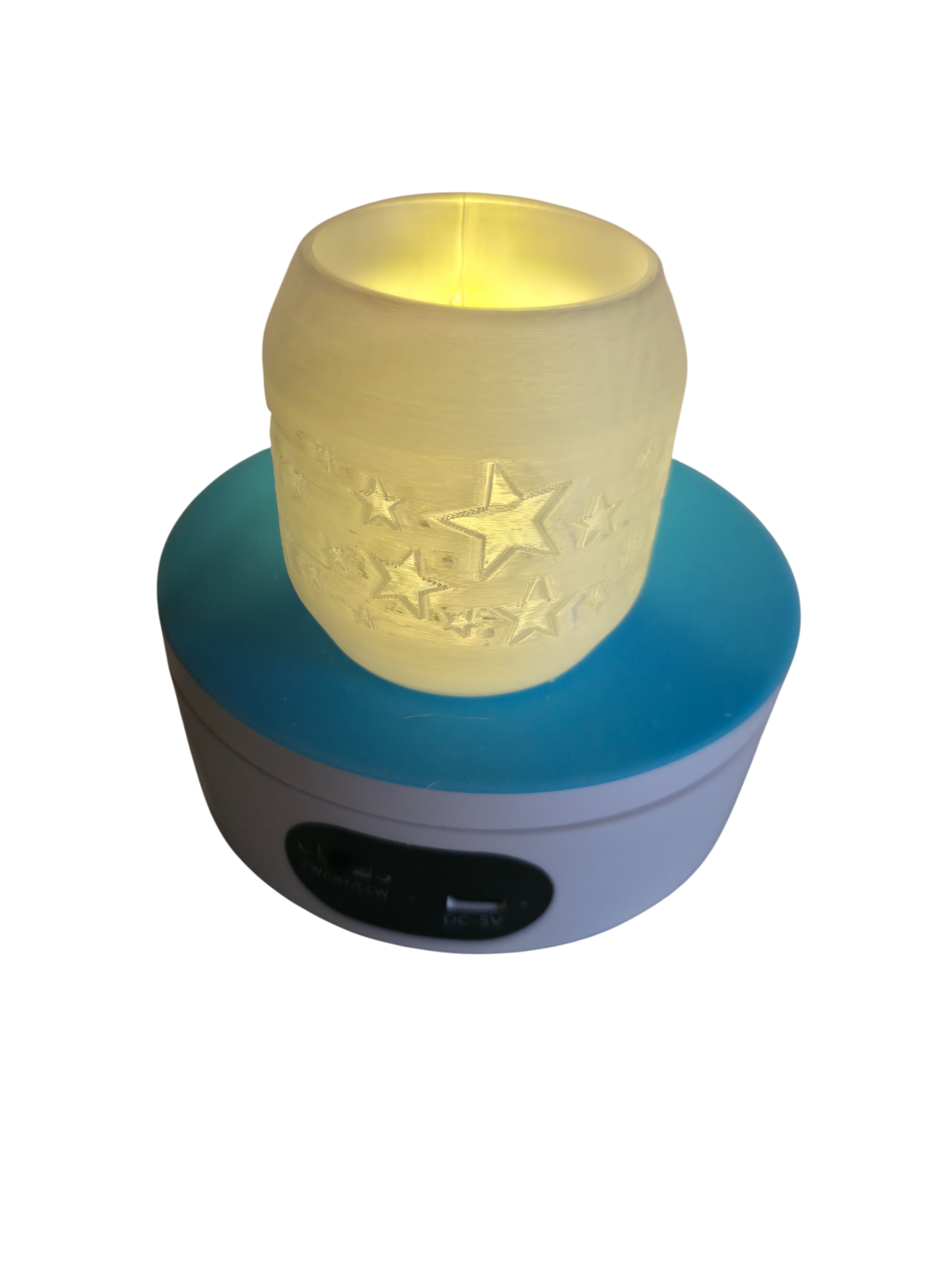 3D Printed Christmas Tea Light Tumblers - Set of 3