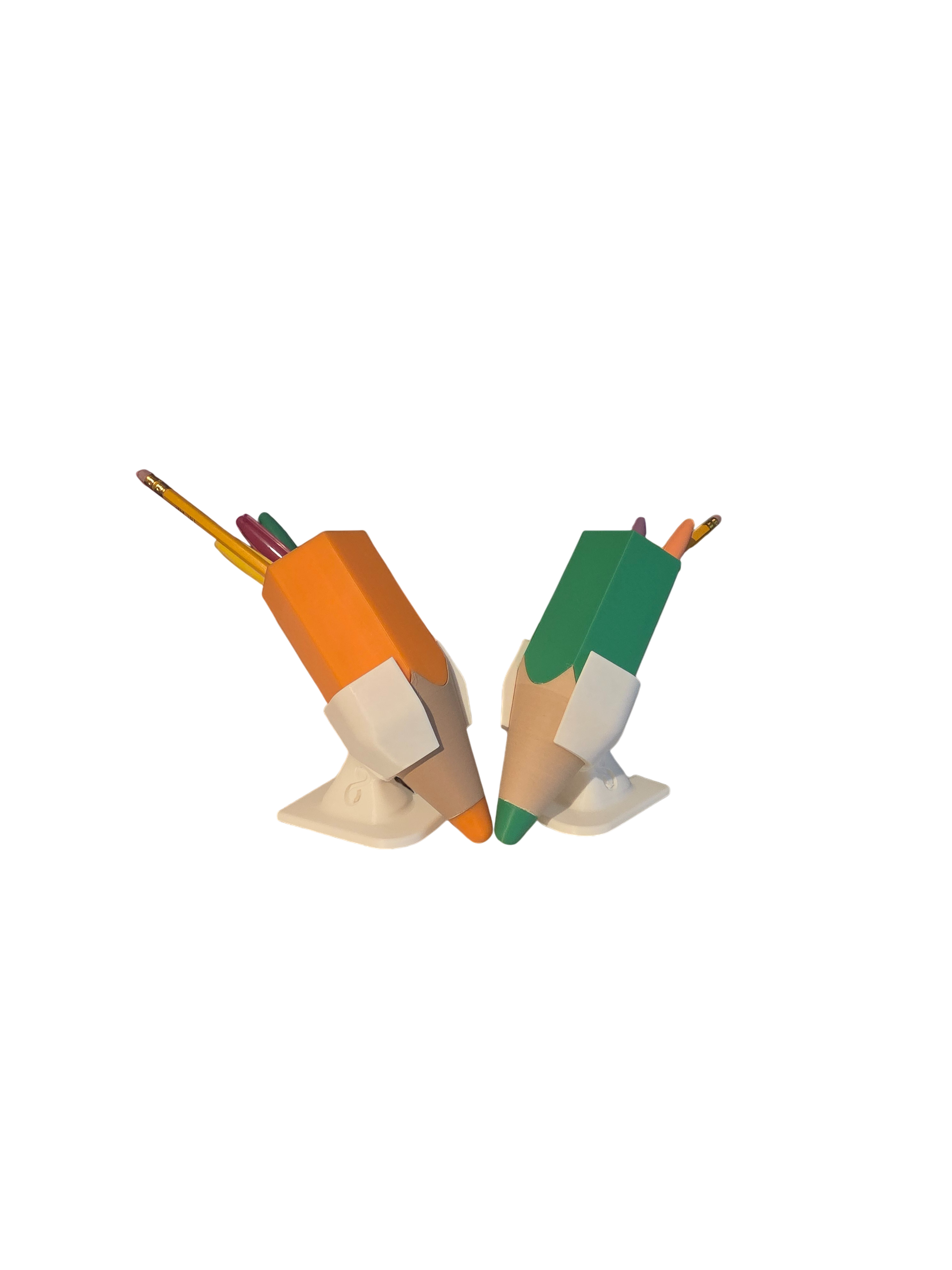 Colourful Pencil-Shaped Pen Holder V1 Desk Tidy fun Stationery Cup for Home